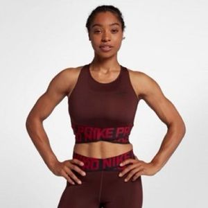 Nike Pro leggings and cropped top set.